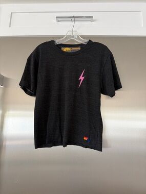 Aviator Nation lightening bolt boyfriend Tee Shirt